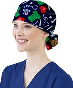Printed Scrub Cap