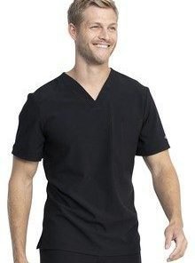 Stretchable Scrub Set no Pocket Normal Unisex Solid Half Sleeve (top without pocket and bottom without pocket) in 35% Cotton 63% Polyester 2% Spandex