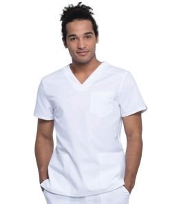 Scrub set 6 pocket solid unisex half sleeve (3 pocket top 3 pocket pant)