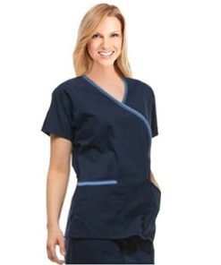 Top crossover 2 pocket half sleeve solid