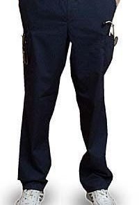 Stretchable Pant 6 pocket 2 side pocket 2 cargo pocket with cell phone pocket 1 back pocket half elastic waistband unisex in 35% Cotton 63% Polyester 2% Spandex