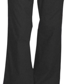 Stretchable Pant 2 side pockets flare leg waistband with drawstring and elastic both ladies in 35% Cotton 63% Polyester 2% Spandex
