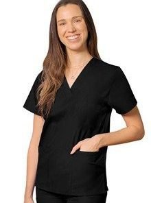 Scrubs set 4 pocket solid ladies half sleeve (2 pocket top and 2 pocket pant)