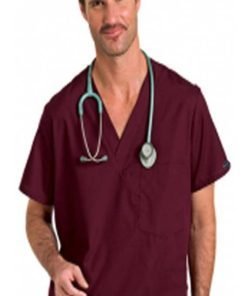 Scrub set 7 pocket v neck unisex half sleeve (1 pocket top 6 pocket pant)
