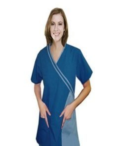 Top 2 pocket half sleeve double cross piping