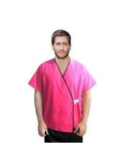 Mamography gown front open tieable Chest 50 Inches Length 29 inches $6.25 and Chest 80 Inches Length 29 inches $9.25
