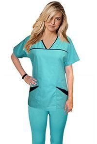 Poly Cotton Fashionable & Stylish Scrub Sets